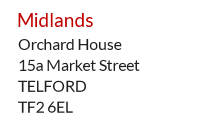 UK Mail Centre address example - Telford, Midlands